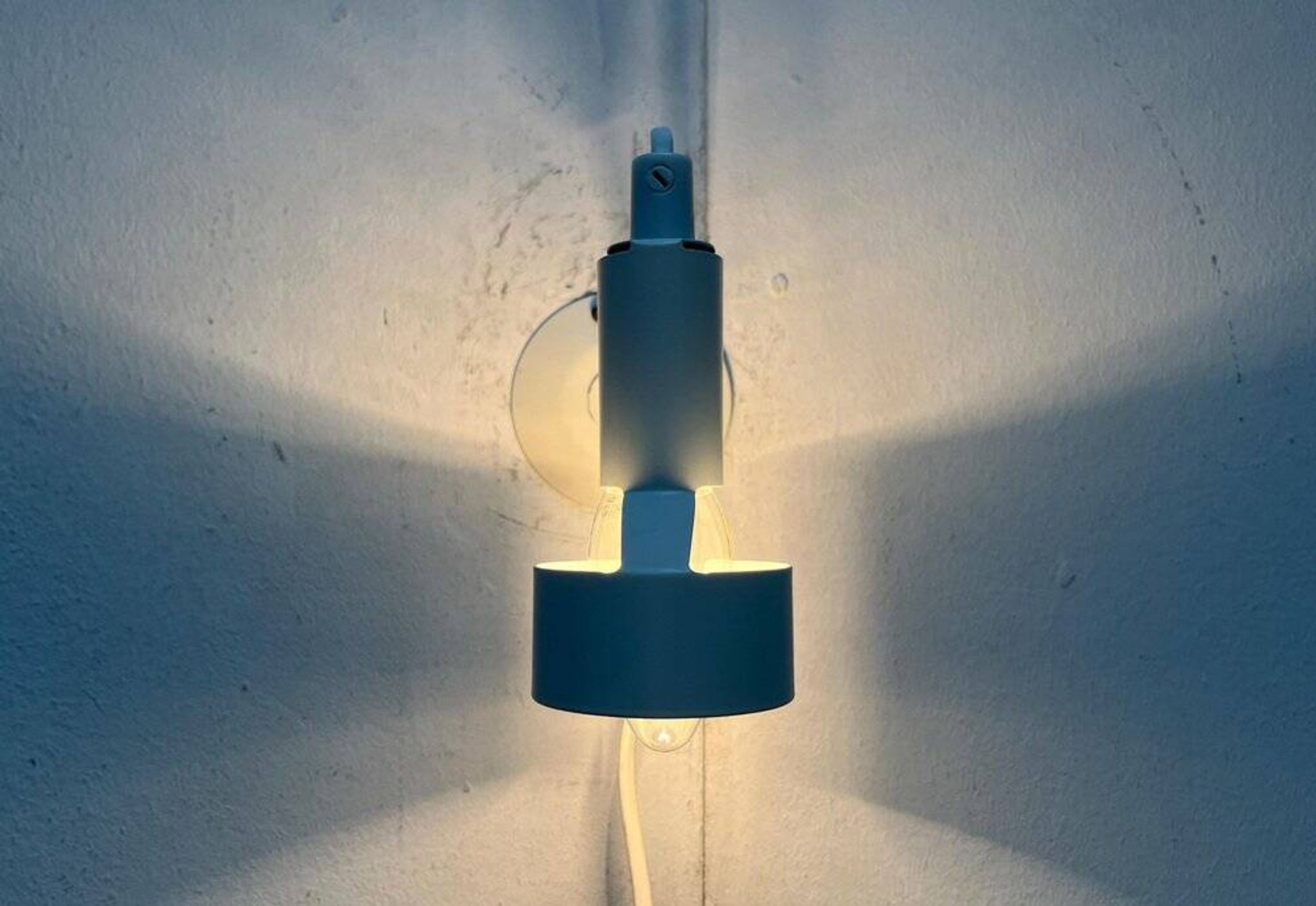 Minimalist table lamp from the postmodern space age by Ikea, 1980s.