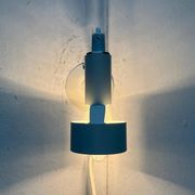 Minimalist table lamp from the postmodern space age by Ikea, 1980s.