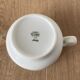 Lot de six tasses et sous-tasses en porcelaine décorée par Richard Ginori