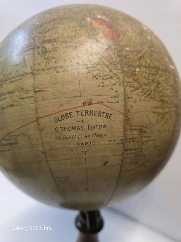 Globe terrestre napoléon iii , g . thomas