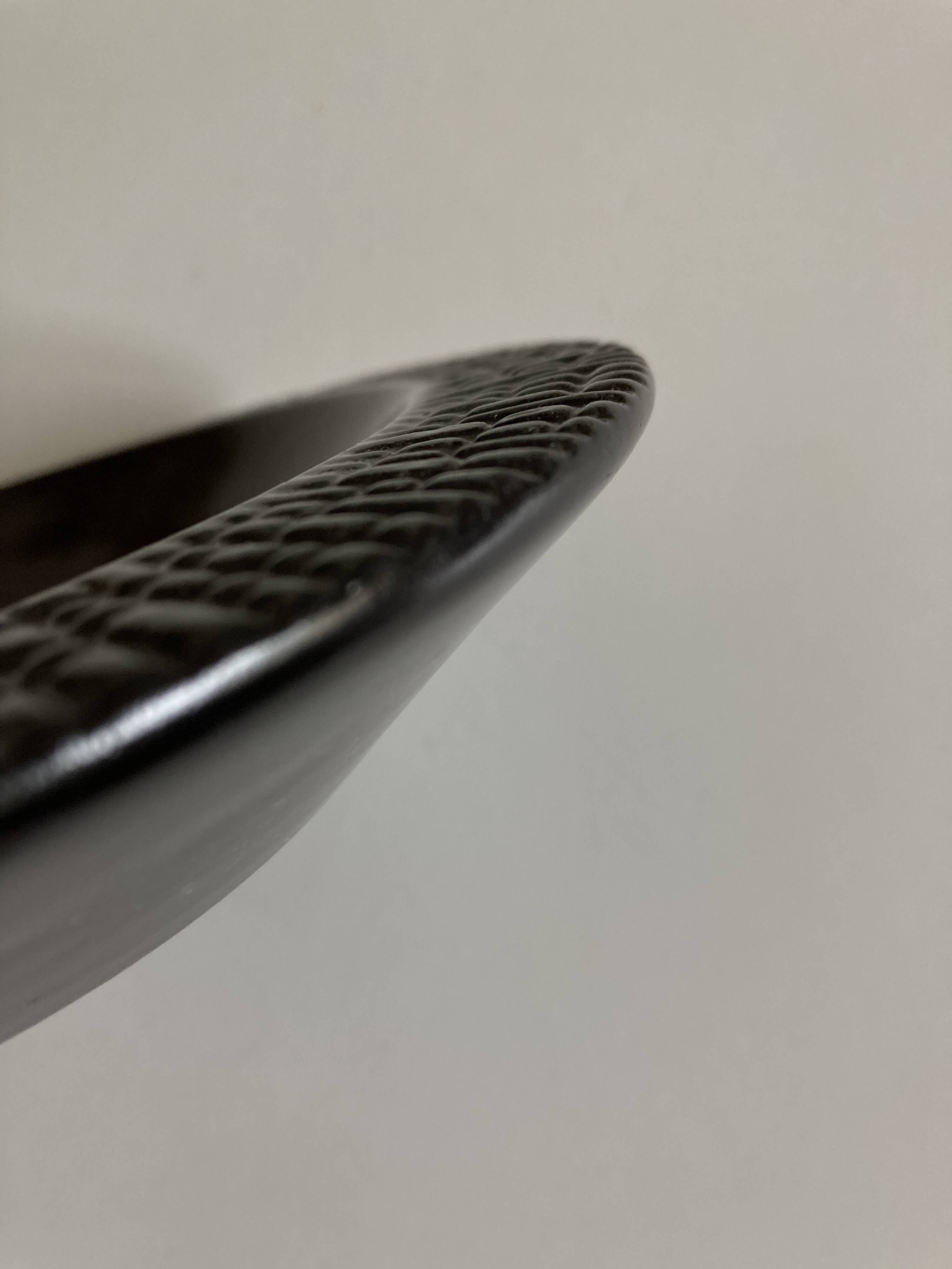 Scandinavian ceramic 1959 incised empty pocket Sweden EU Upsala Ekeby