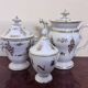 Limoges porcelain tea/coffee service – Maison Giraud, gold decoration – X