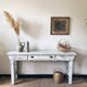 Console / patinated wooden shelf