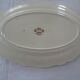Oval dish Sarreguemines faience old flower decoration Strasbourg