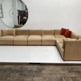 Large "Landeau" Modular Sofa by Mario Bellini for Cassina, 1970's