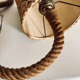 Large rope wall lamp