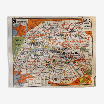 Map vidal lablache Paris