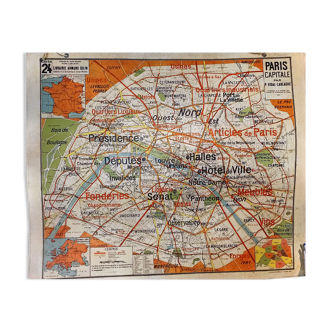 Map vidal lablache Paris