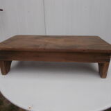 Wooden stool footrest