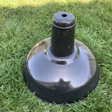 Enameled metal lampshade