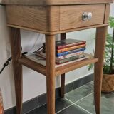 1940s oak side table
