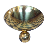 Hustadt Leuchten brass dome wall light