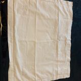 Lot de 3 taies en coton brodés main