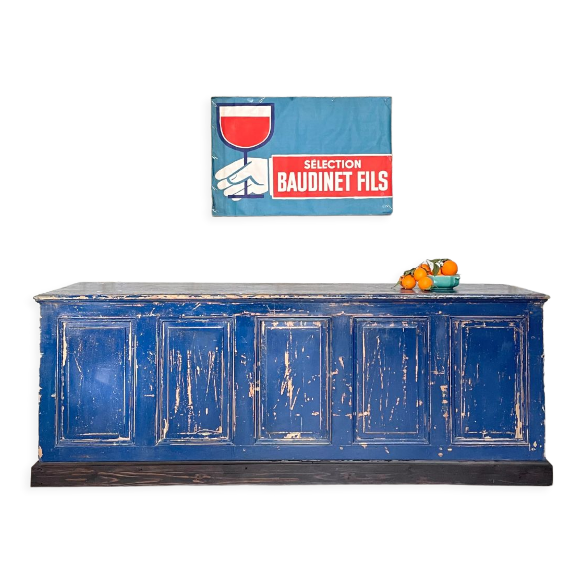 Commercial bank weathered wood panel.