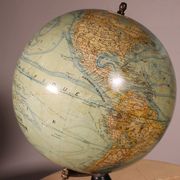 Terrestrial globe by J. Forest from the early 20th century