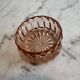 Small pink glass bowl