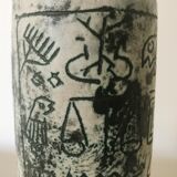 Jacques Blin's green water ceramic lamp, 1950