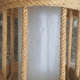 Handcrafted rope hanging lamp