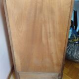 Miroir avec contour en bois