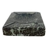 Vintage black marble ashtray, 1970