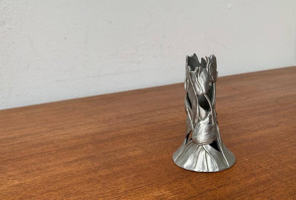 Vintage Ornamental Candle Holder by Seagull Pewter, Canada, 1990s
