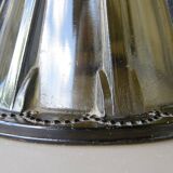 Pair of tazza glass compote cups, circa 1950 - 1970