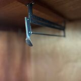 Small English wardrobe from the Art Deco period in walnut veneer - The elegance of rarity