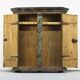 Folk art painted bridal wardrobe