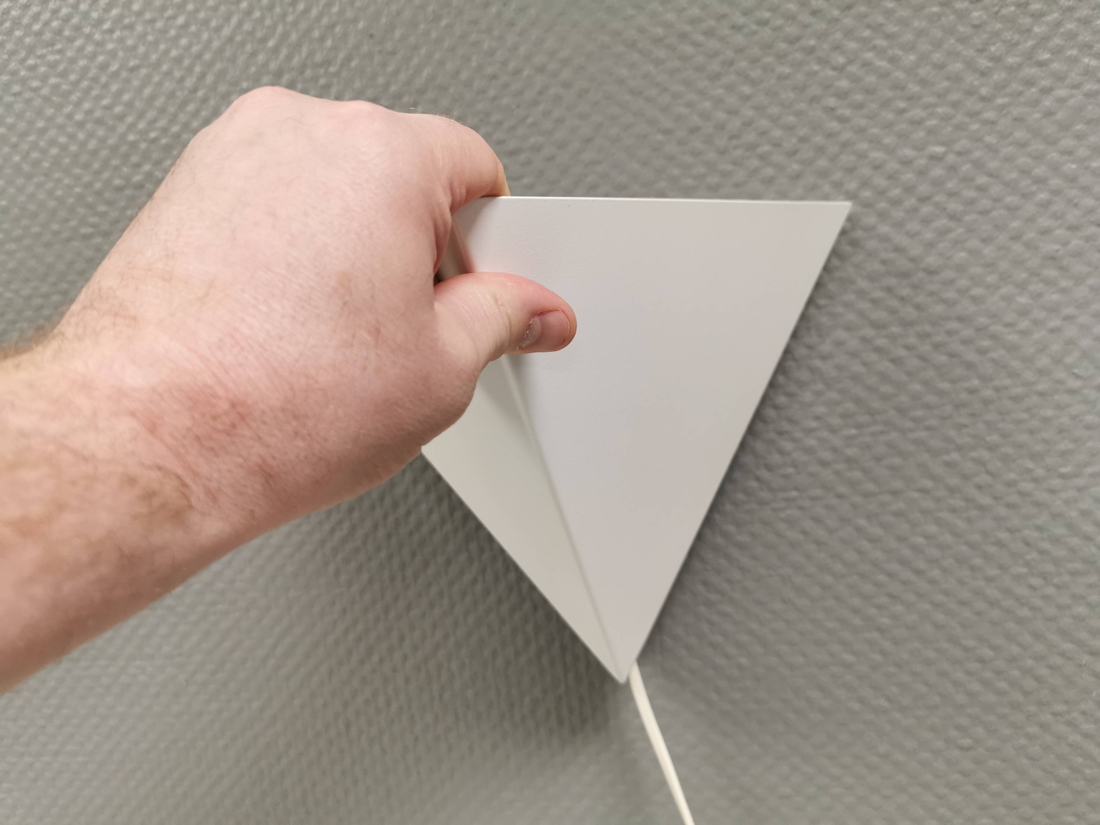 Applique murale inversée de Lyskilde danois des années 1980.