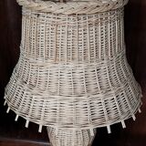 Rattan table lamp