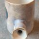 Ceramic cream jug signed by Marie-Christine Treinen