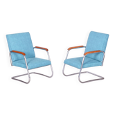 Set of Bauhaus Armchairs by Karel E. Ort for Hynek Gottwald, 1930s