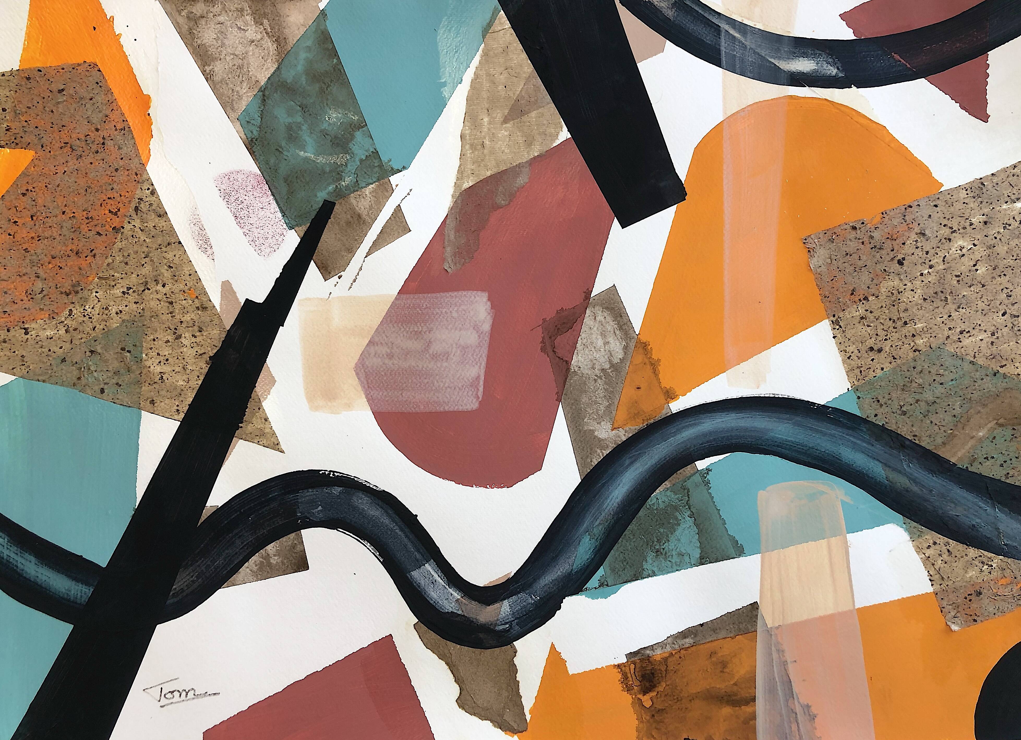 Original and unique hand-painted abstract painting