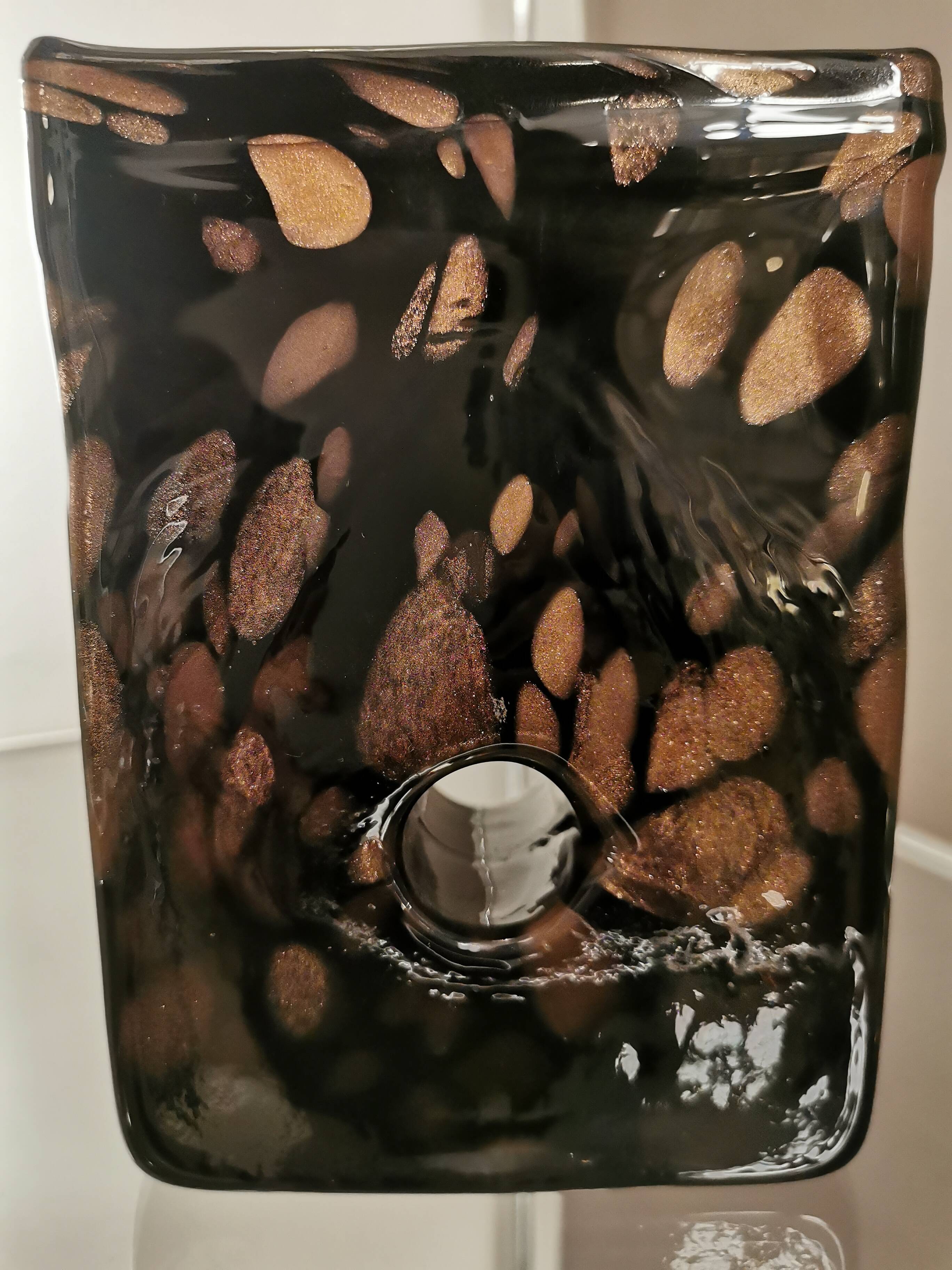 Murano blown glass vase, Italy, 1970s/80s