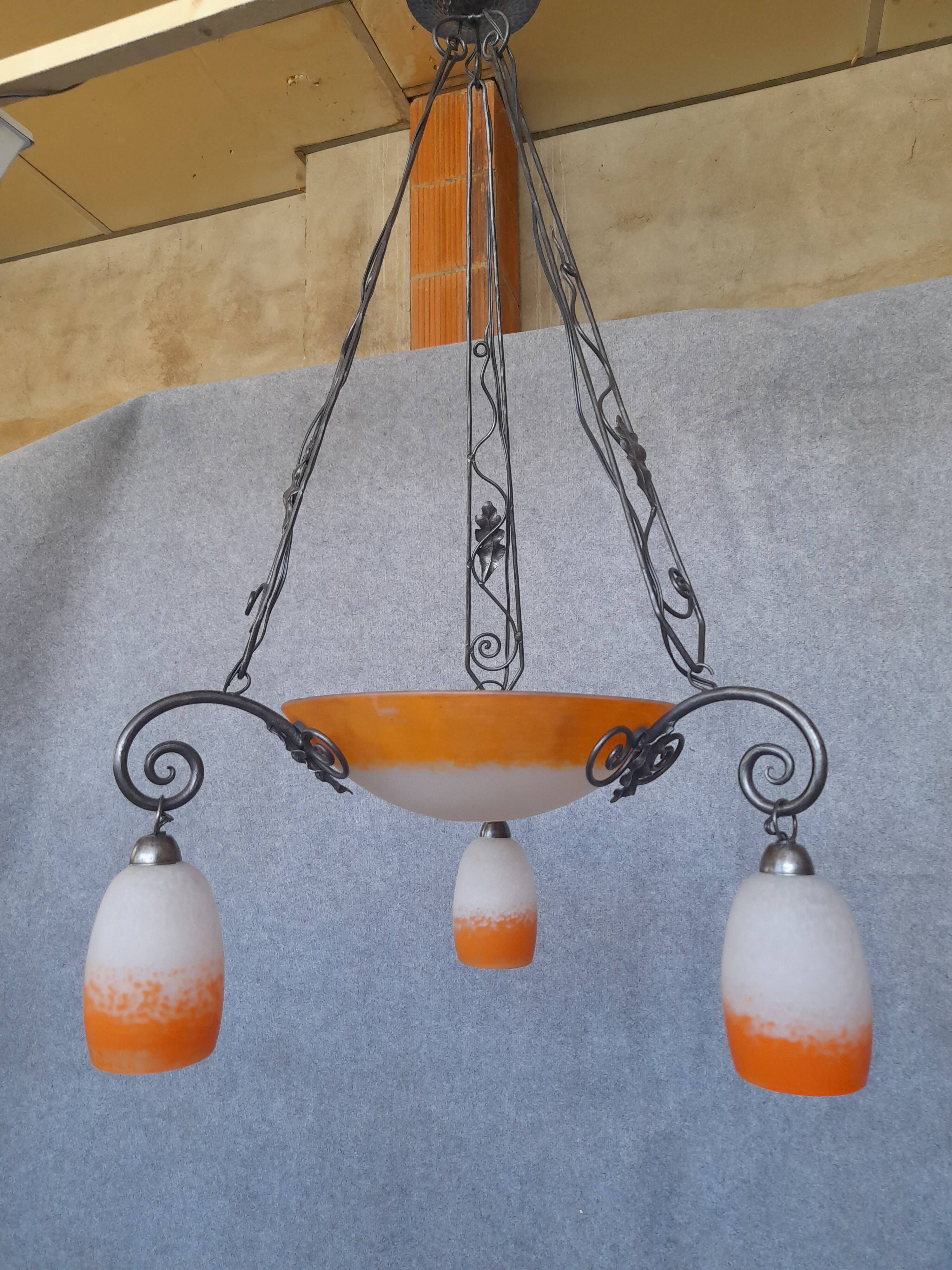 Art Nouveau chandelier