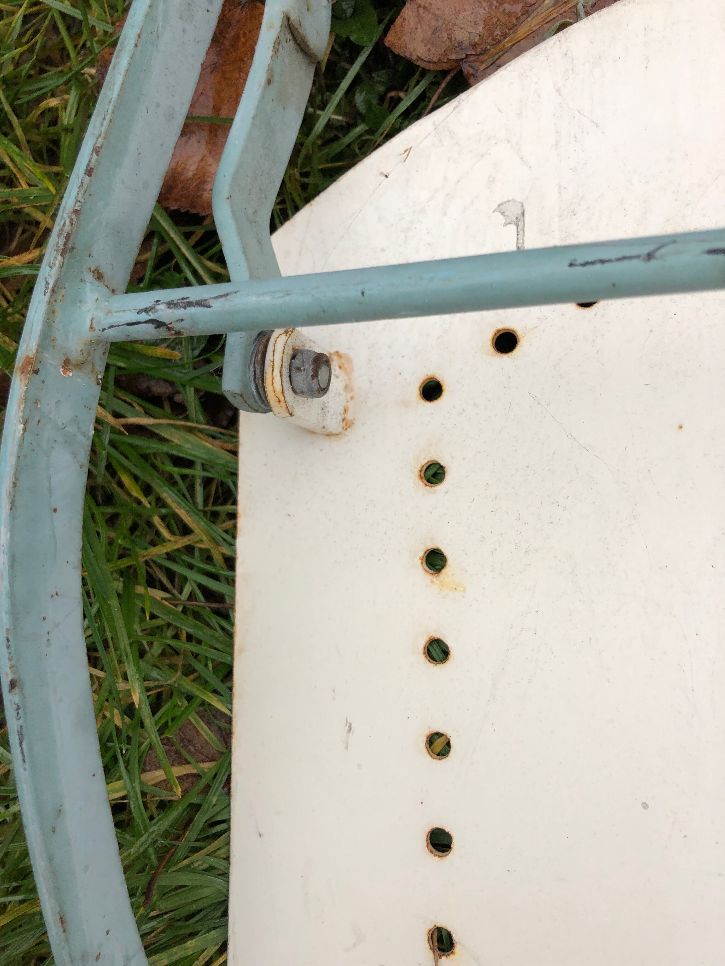 Metal folding garden chairs