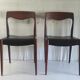 Pair of teak chairs in Scandinavian style - 1960s