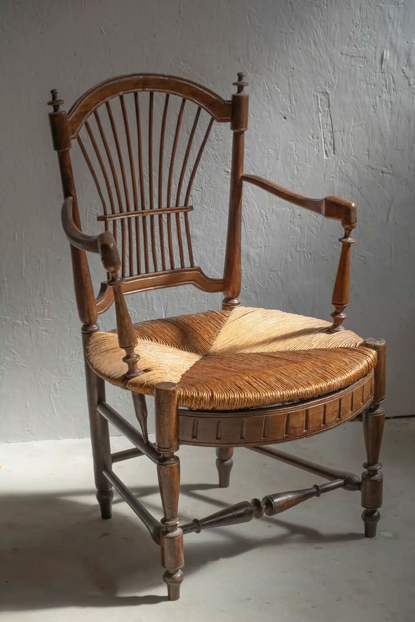 Armchair / wooden chair "Josiane"