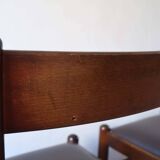 4 brutalist skai chairs (3 lots available)