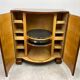 Art Deco walnut bar cabinet very rare by Thonet