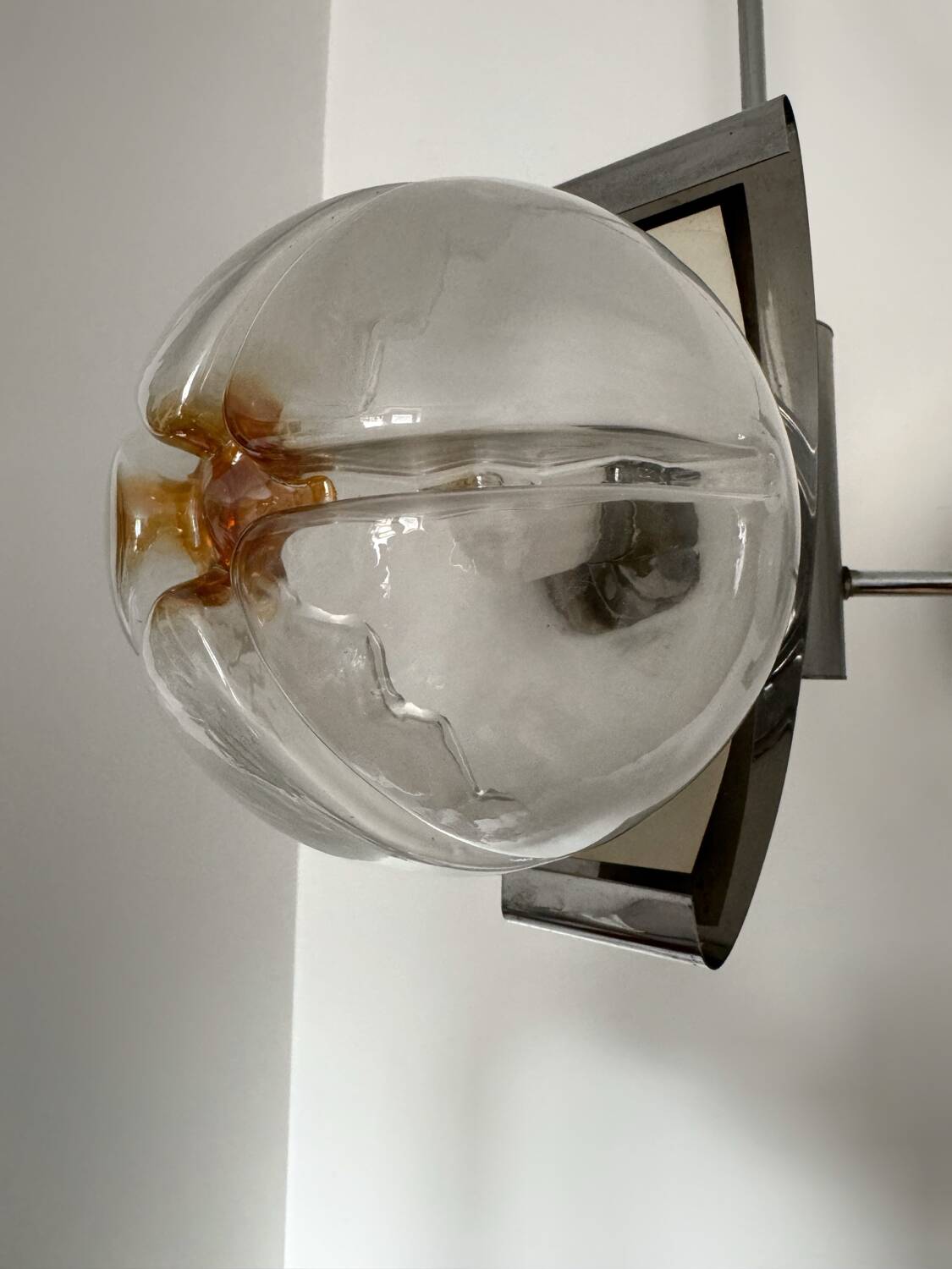 Lustre design Space Age style Mazzega années 70
