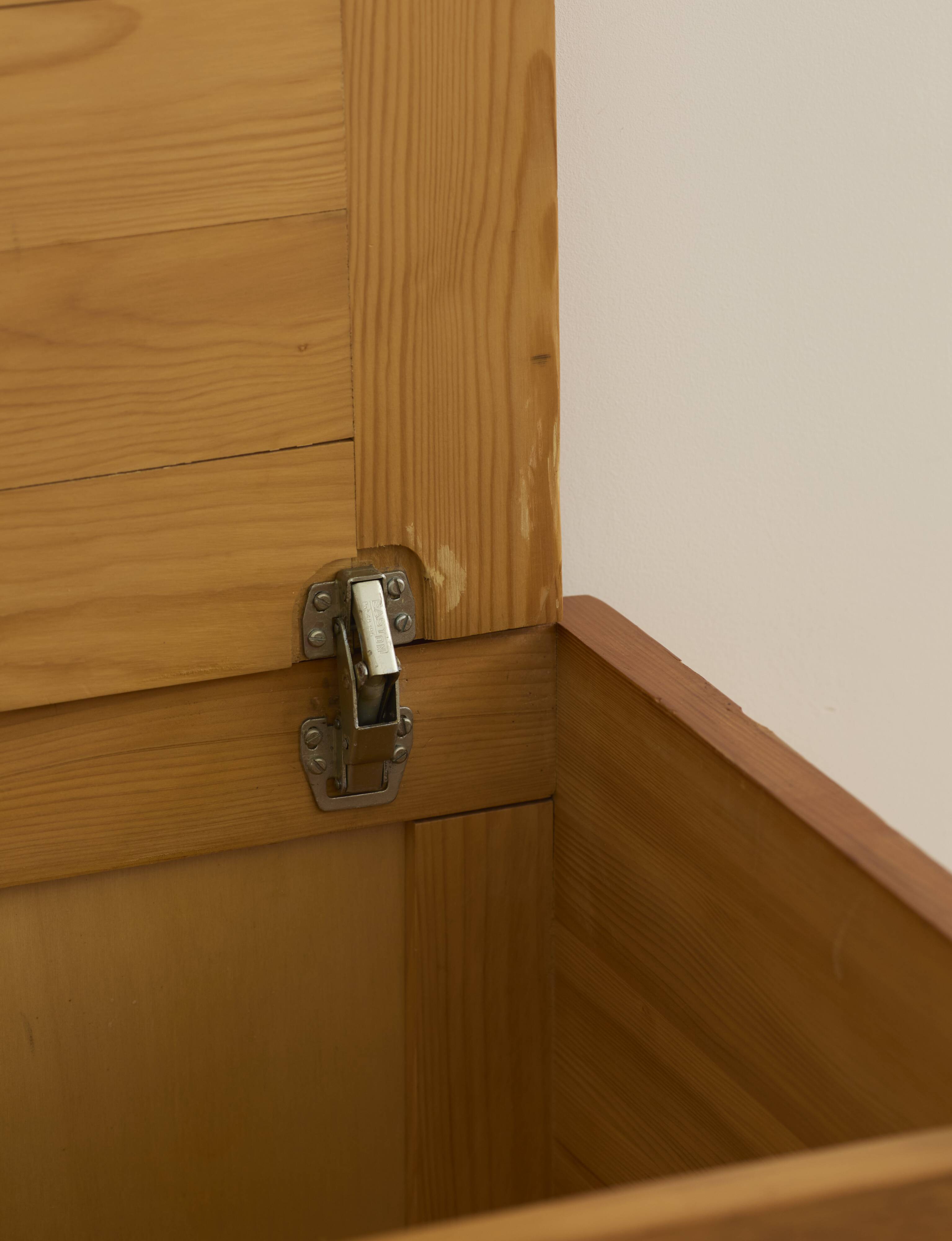 Large chest Maison Regain in solid pine Vintage Circa 1975