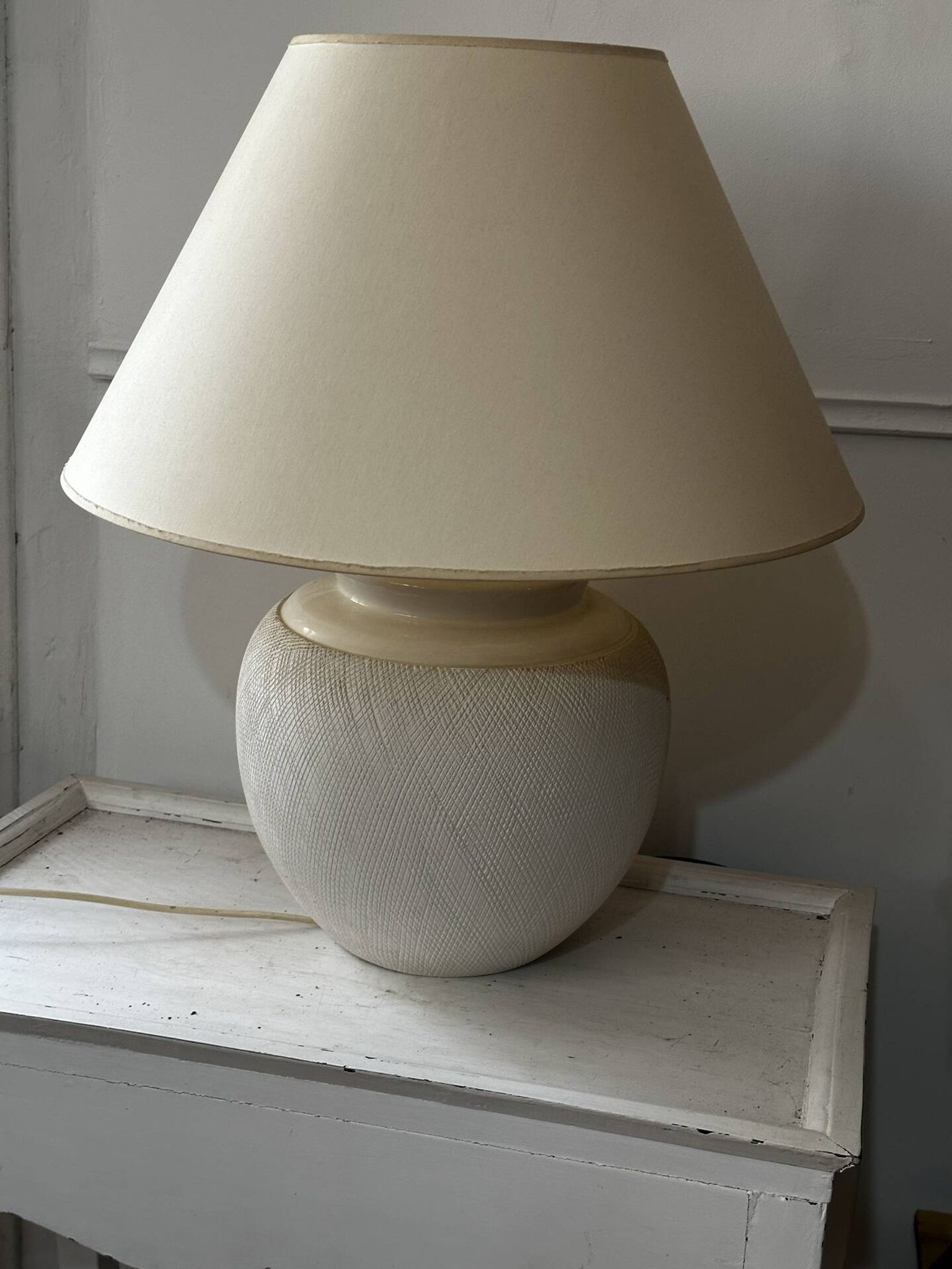 Ceramic lamp from the 80s