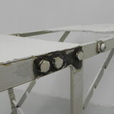 Industrial side table, hospital bed