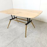 Vintage italian marble coffee table, 1950s