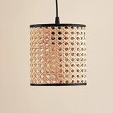 Handcrafted woven bamboo pendant light