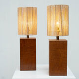 Set of two French table lamps