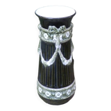 Art Nouveau vase in slip De Bruyn Fives Lille