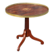 Vintage Neoclassical wooden Game Table-Side Table- Inlay Work-60s