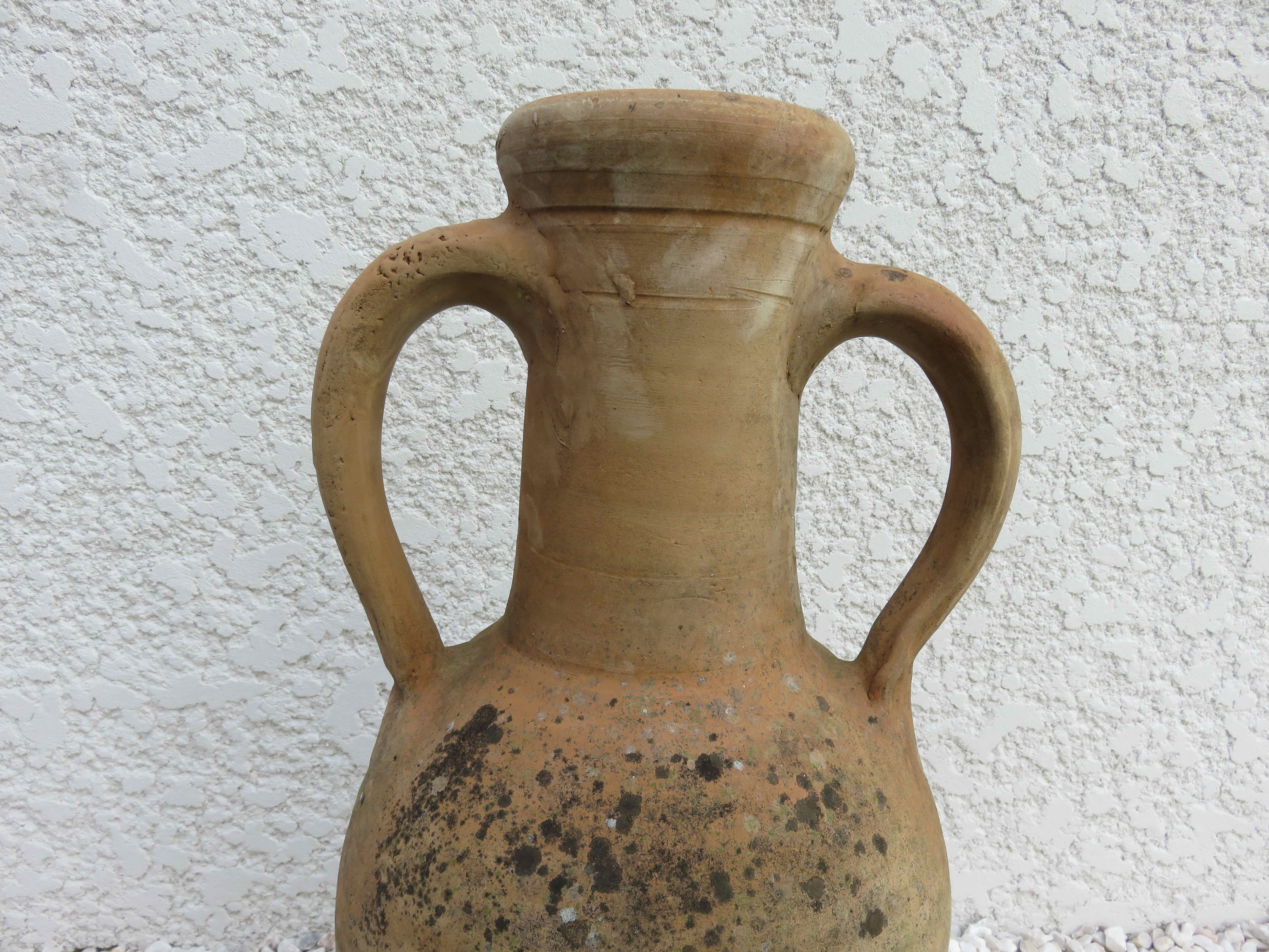 Potiche amphora in terracotta XIX th